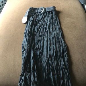 Fun for Fall! Long, black skirt.